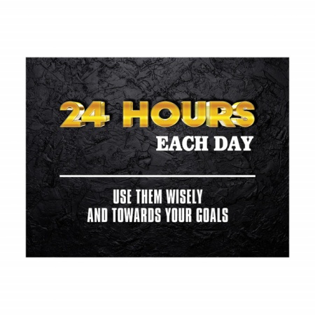 Tablou Motivational - 24 hours - Img 3