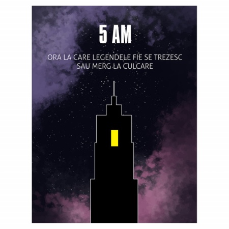 Tablou Motivational - 5 Am (Romana) - Img 4