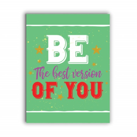 Tablou Motivational - Be The Best Version Of You (Typography) - Img 4