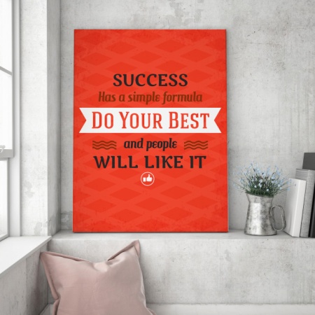 Tablou Motivational - Do Your Best And People Will Like It - Img 4