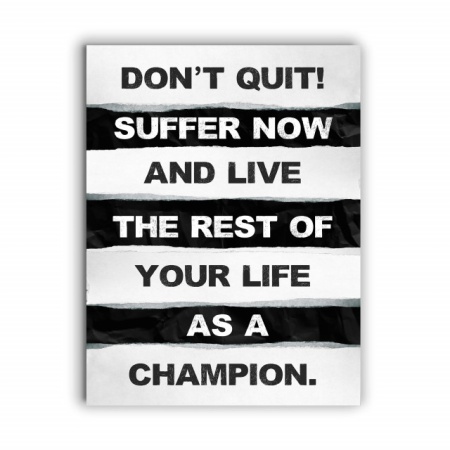 Tablou Motivational - Don't Quit (Ripped Paper) - Img 4