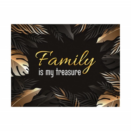 Tablou Motivational - Family is my treasure - Img 3
