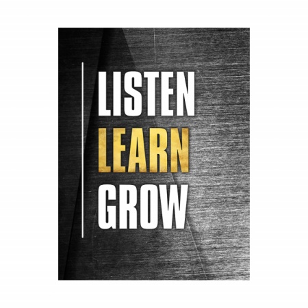 Tablou Motivational - Listen learn grow - Img 3