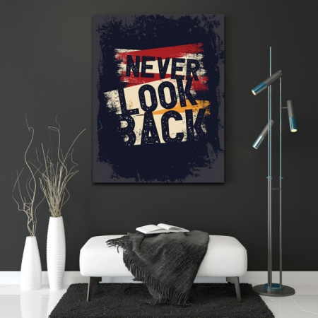 Tablou Motivational - Never look back - Img 3