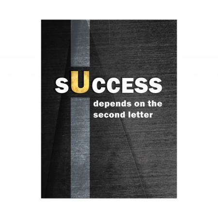Tablou Motivational - Success depends on the second letter - Img 3