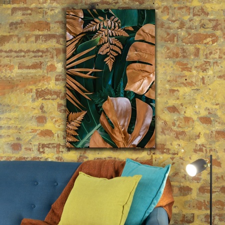 Tablou Vegetatie - Green and Golden Luxury (080) - Img 4