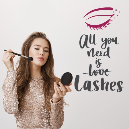 All you need is lashes