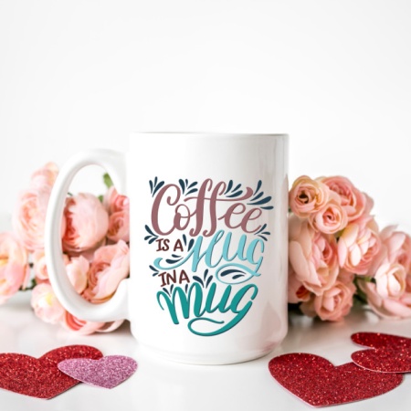 Cana cu Mesaj Coffee Is A Hug In A Mug - Img 3