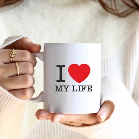 Cana cu Mesaj I Love My Life - Img 2