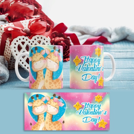 Cana Valentine's Day - Girafe si inimioara - Img 2