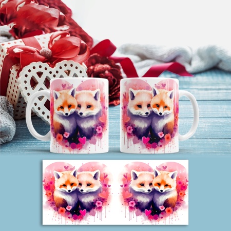 Cana Valentine's Day - Lovely Painted Foxes - Img 2