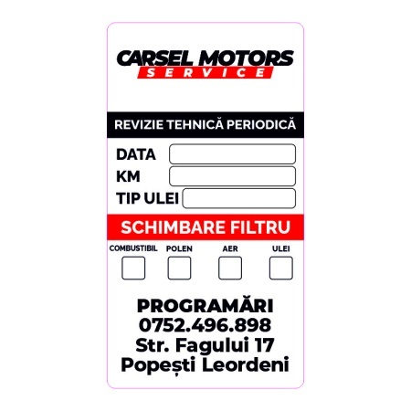 Etichete adezive pentru revizie autoturisme - Img 4