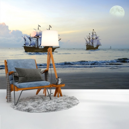 Foto tapet Pirate ships - Img 3