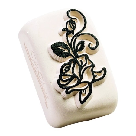 Ștampilă ceramică tatuaje temporare LaDot Cosmetics, M – Trandafir mare - Img 5