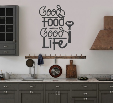 Sticker Bucatarie - Good food, good life (bottle opener) - Img 4
