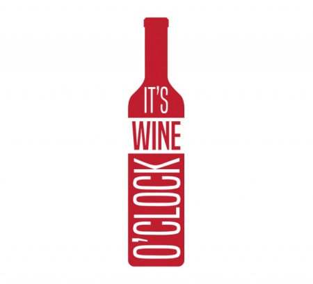 Sticker Bucatarie - Wine o'clock bottle 2 - Img 2