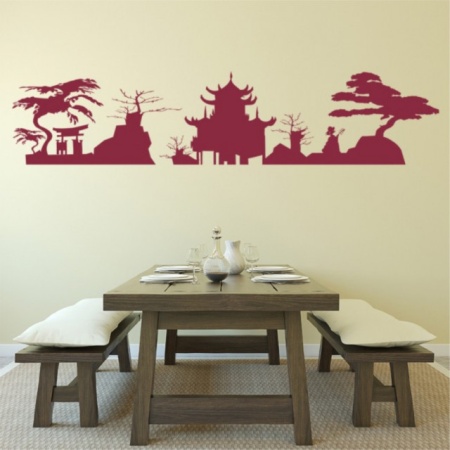 Sticker de Peret Japanese Skyline - Img 3