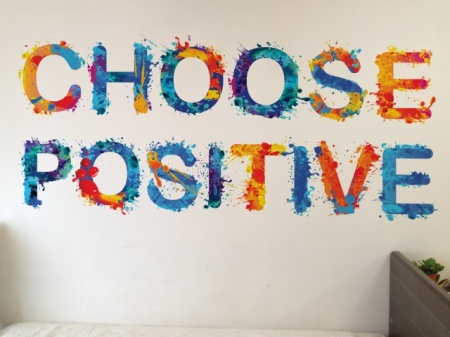 Sticker De Perete Choose Positive - Img 2