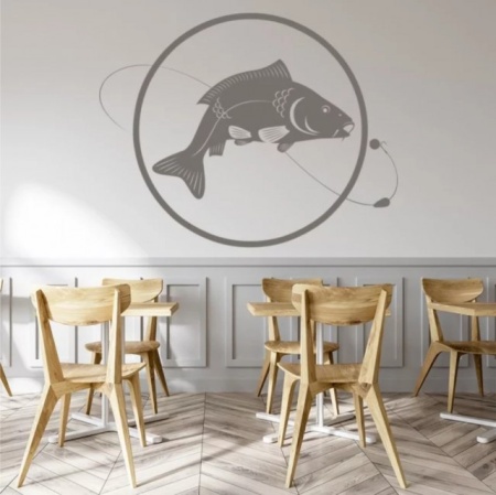 Sticker De Perete Fishing Fish - Img 2