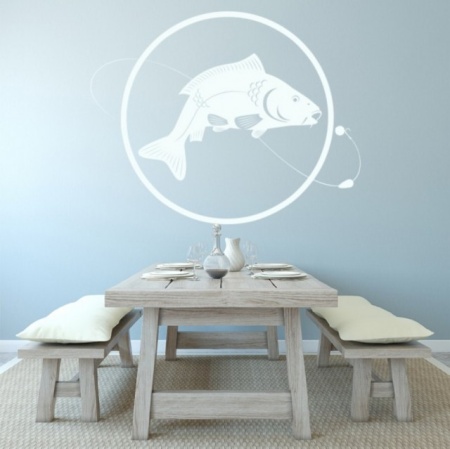 Sticker De Perete Fishing Fish - Img 4
