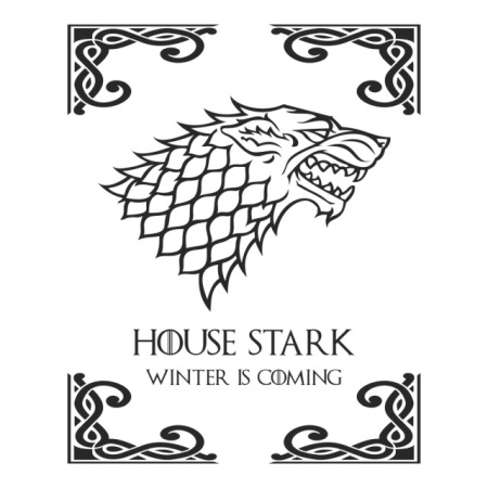 Sticker de Perete House Stark Game Of Thrones - Img 3