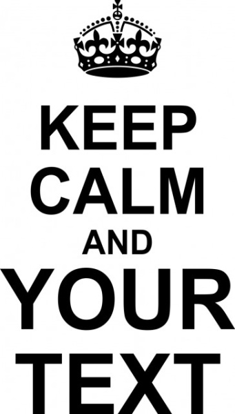 Sticker De Perete Keep Calm And Your Text - Personalizat - Img 4