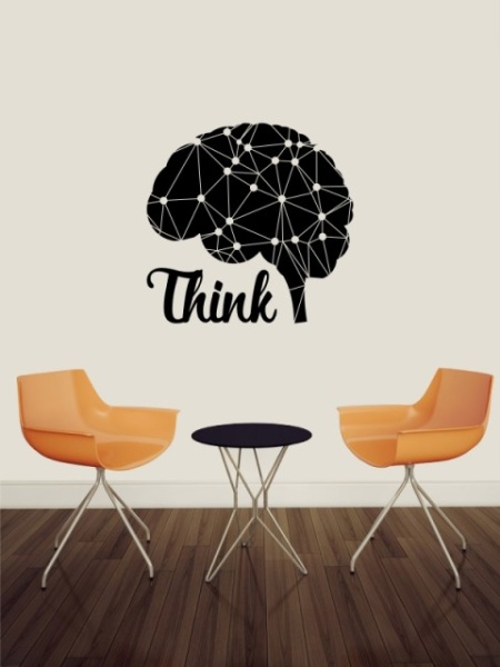 Sticker De Perete Thinking Brain - Img 2