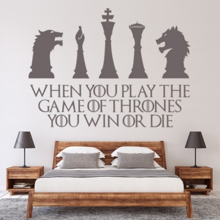 Sticker Win Or Die Quote Game Of Thrones - Img 3