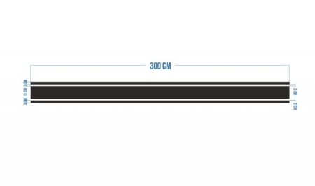 Stickere Dungi Tip Stripes 15cm Si 3cm Latime 3m Lungime - Img 3