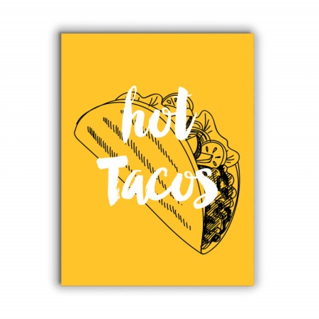 Tablou Bucatarie - Hot Tacos Retro - Img 2