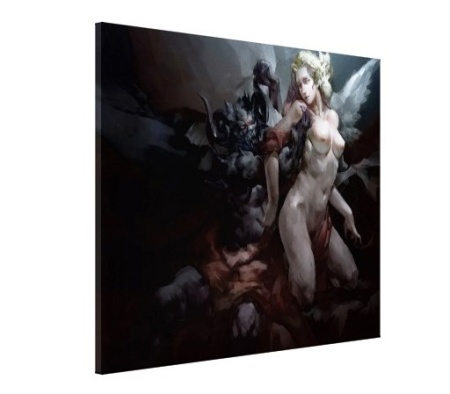 Tablou Canvas Efect Painting - Inger Si Demon - Img 3