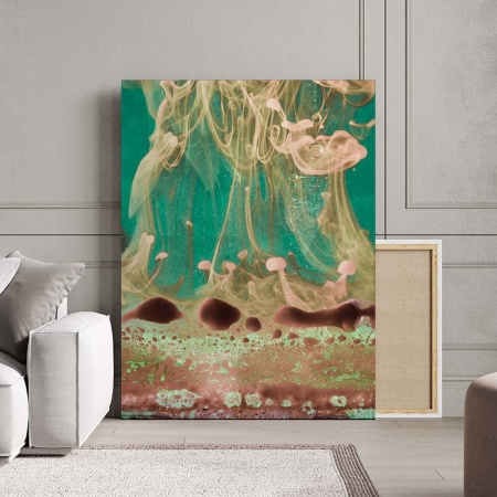 Tablou Canvas Modern Abstract - Underwater oily mix