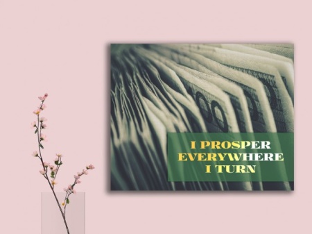 Tablou Canvas Motivational - I Prosper - Img 4