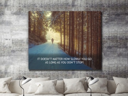 Tablou Canvas Motivational - Just Walk! - Img 6