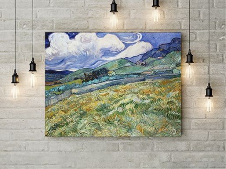 Tablou Canvas Peisaj Rural Cu Deal - Img 2
