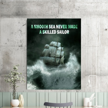Tablou Motivational - A Smooth Sea - Img 2