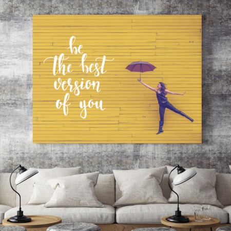 Tablou Motivational - Be The Best Version Of You - Img 3
