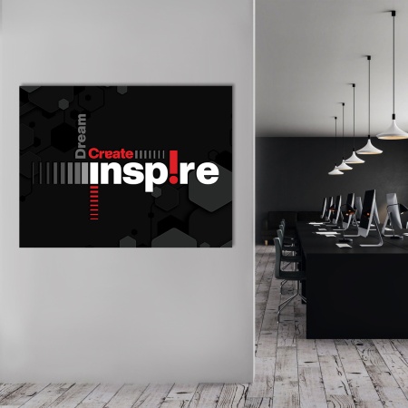 Tablou Motivational - Dream, create, inspire - Img 2