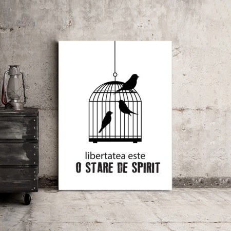 Tablou Motivational - Libertatea Este O Stare De Spirit - Img 3