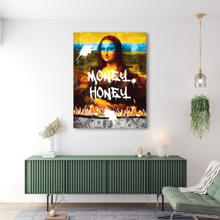 Tablou Motivational - Money honey - Img 2
