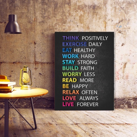 Tablou Motivational - Positive Advice - Img 2