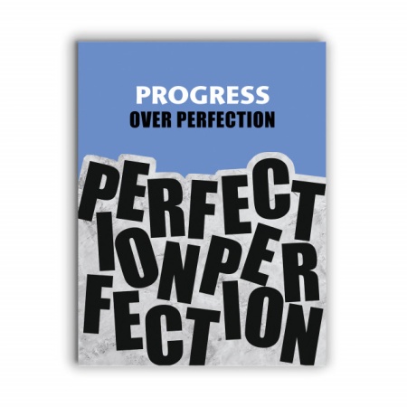 Tablou Motivational - Progress Over Perfection - Img 3