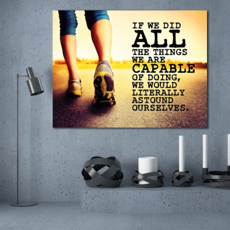 Tablou Motivational - Things we are capable of - Img 4