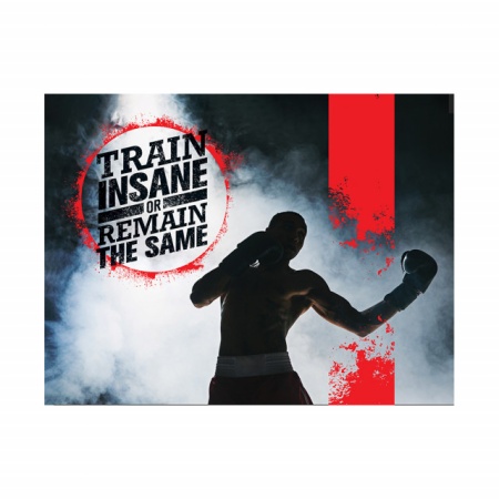 Tablou Motivational - Train insane - Img 4