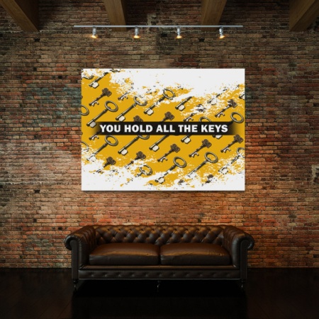 Tablou Motivational - You Hold All The Keys - Img 3