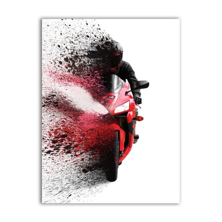 Tablou Motorbike color splash - Img 2