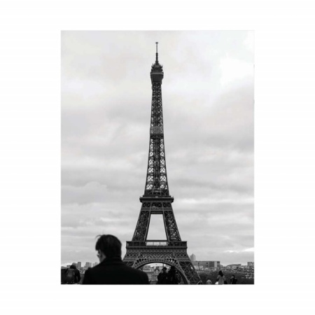 Tablou Office - Black And White Eiffel - Img 2