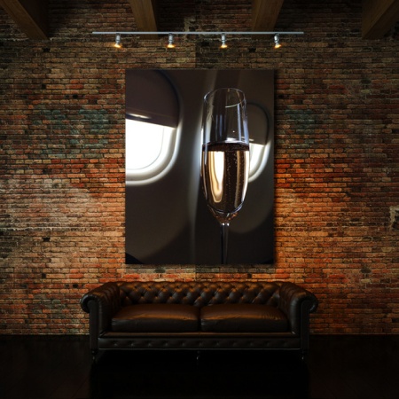 Tablou Office - Champagne In A Private Jet - Img 3