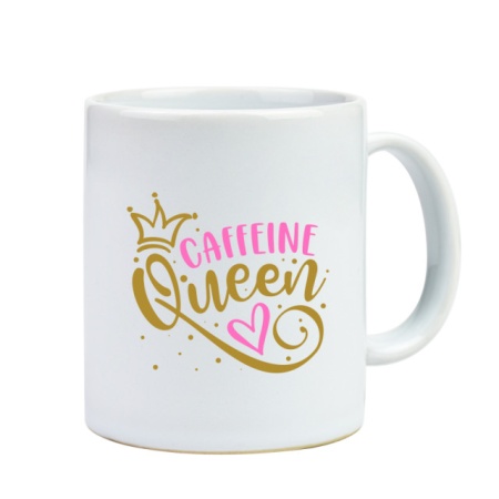 Cana cu Mesaj Caffeine Queen - Img 3