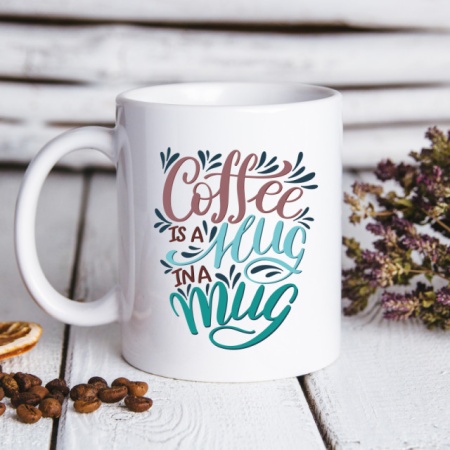 Cana cu Mesaj Coffee Is A Hug In A Mug - Img 4
